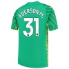 Officiële Voetbalshirt Doelman Manchester City Ederson Thuis 2023-24 - Heren